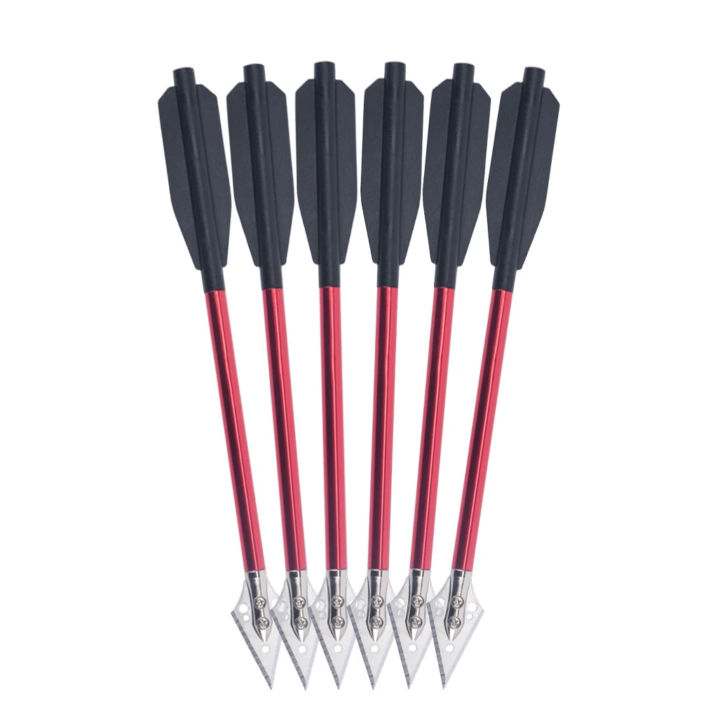 2x Arrow Durability Great Accuracy Plastic Tail Metal Arrowhead Archery Arrows for Different Condistions Crossbow Bolts Red
2x Arrow Durability Great Accuracy Plastic Tail Metal Arrowhead Archery Arrows for Different Condistions Crossbow Bolts Red