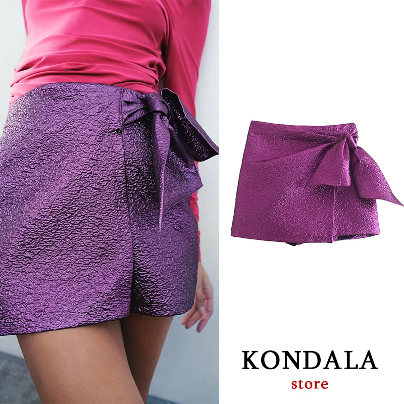 Za 2023 Sexy Chic Purple Bow Shorts Skirt Women High Waist Wide Leg A-Line Shorts Female Mini Party Skirts Short
Za 2023 Sexy Chic Purple Bow Shorts Skirt Women High Waist Wide Leg A-Line Shorts Female Mini Party Skirts Short