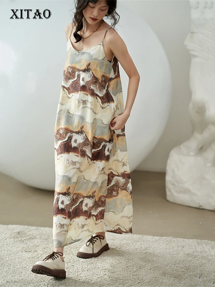 XITAO Print Pattern Dress Pullover Backless Goddess Fan Sleeveless Small Fresh 2022 Summer Minority Loose Elegant Dress WMD6634
XITAO Print Pattern Dress Pullover Backless Goddess Fan Sleeveless Small Fresh 2022 Summer Minority Loose Elegant Dress WMD6634