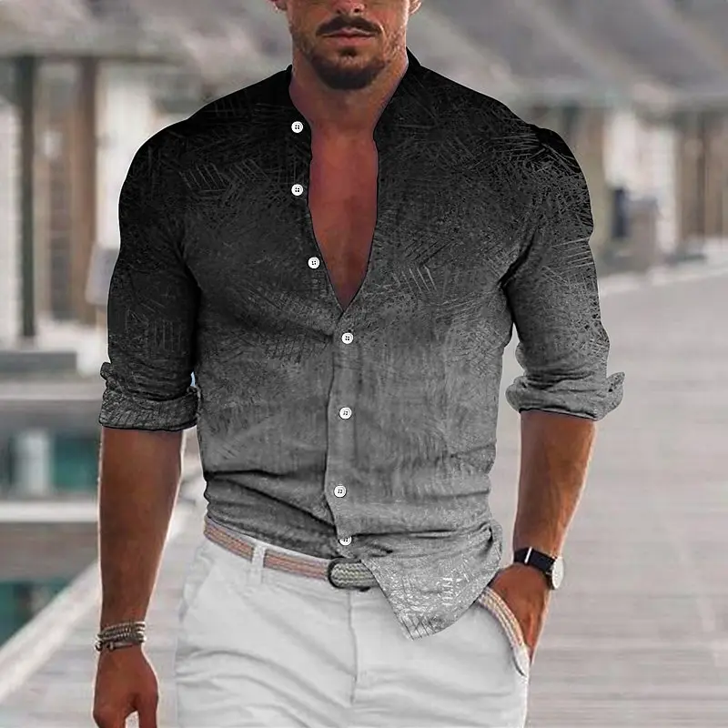 2023 New style Cotton Linen Hot Sale Men's Long-Sleeved Shirts Summer Solid Color Stand-Up Collar Casual Beach Style Plus Size
2023 New style Cotton Linen Hot Sale Men's Long-Sleeved Shirts Summer Solid Color Stand-Up Collar Casual Beach Style Plus Size