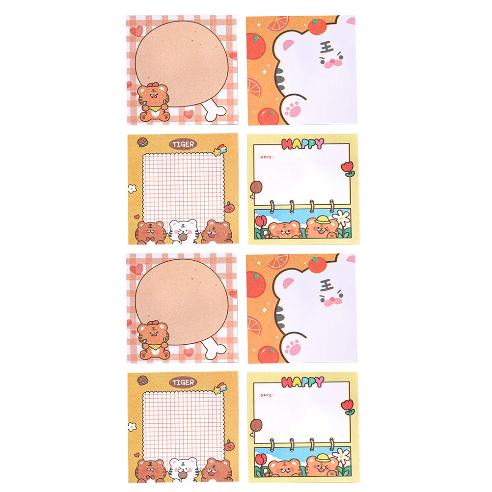 8Pcs Cartoon Colorful Pattern Memo Pads Square Note Stickers Office Message Stickers
8Pcs Cartoon Colorful Pattern Memo Pads Square Note Stickers Office Message Stickers
