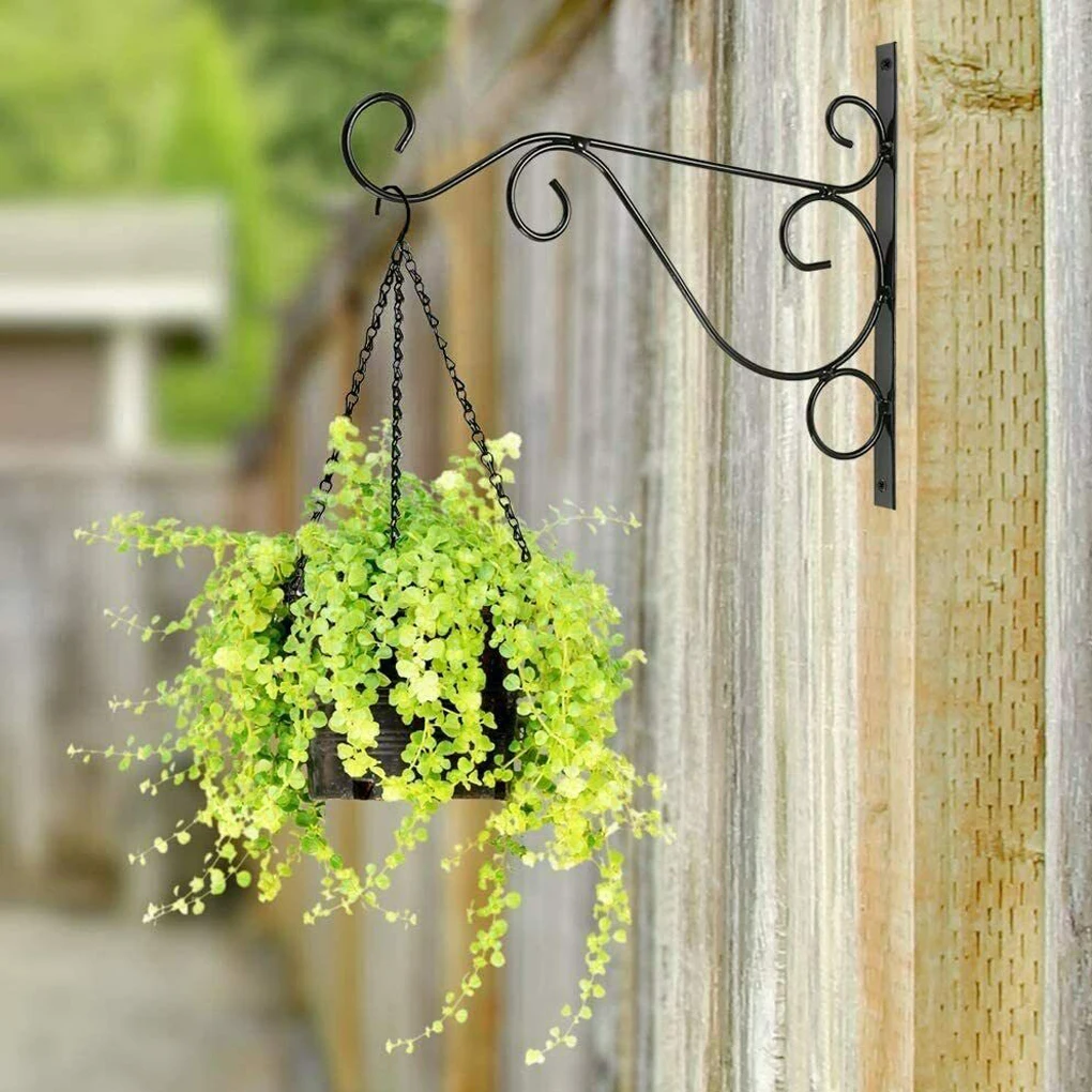 Wall Hanging Flower Basket Hook Bracket Metal Wrought Iron Lantern Flower Pot Shelf With Screws Home Garden Wall Decoration
Wall Hanging Flower Basket Hook Bracket Metal Wrought Iron Lantern Flower Pot Shelf With Screws Home Garden Wall Decoration