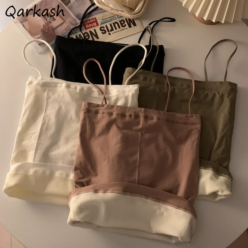 Camisole Women Solid Simple Slim Chic Tops Clothes Female Autumn Warm Basic Stylish Hot Sale 4 Colors Newest Vintage Daily Ins
Camisole Women Solid Simple Slim Chic Tops Clothes Female Autumn Warm Basic Stylish Hot Sale 4 Colors Newest Vintage Daily Ins