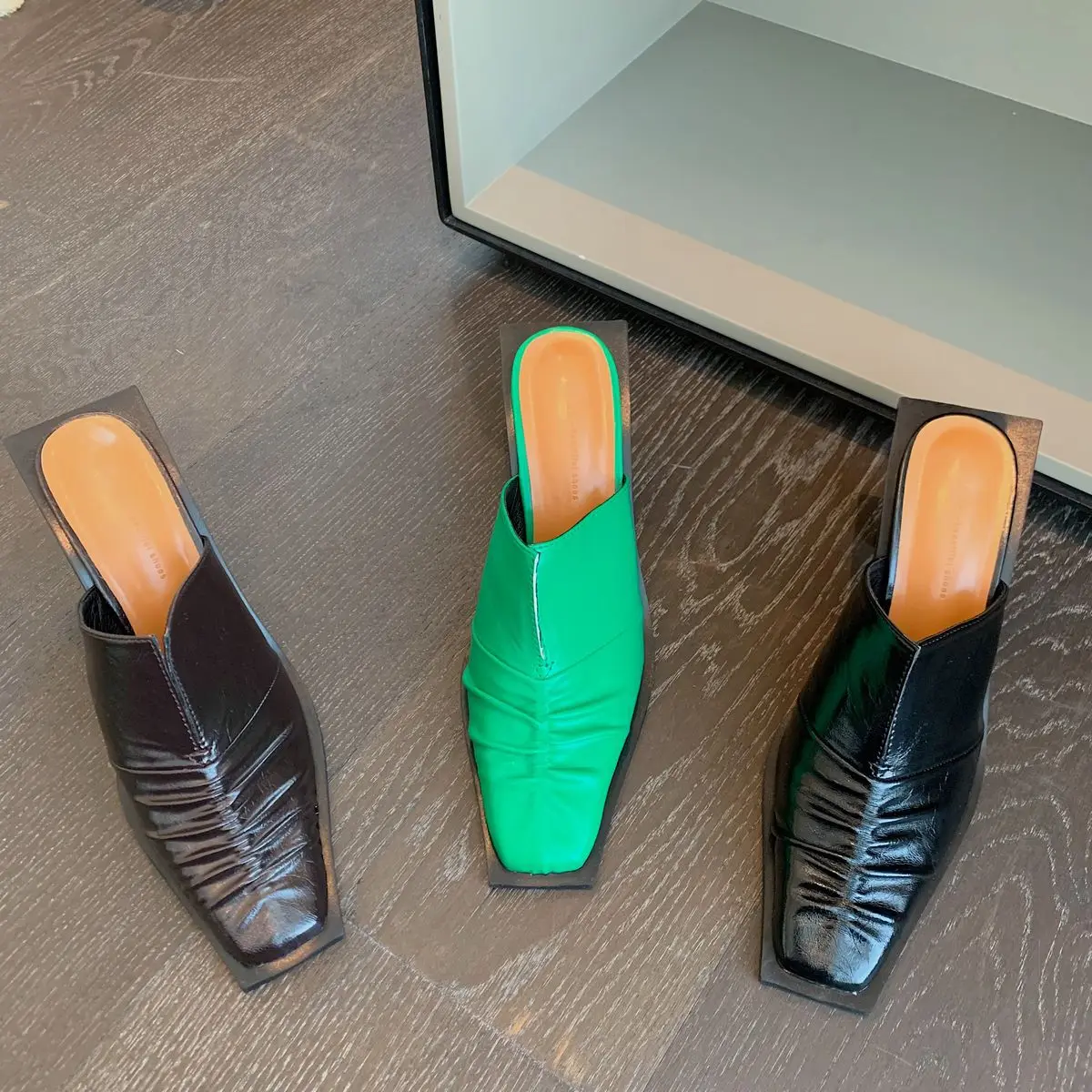 Square Toe High-heeled Shoes Women Slippers Slingback Mules Shoes 2022 New Fashion Chunky Heel Woman Pumps Slip-on Tacones Mujer
Square Toe High-heeled Shoes Women Slippers Slingback Mules Shoes 2022 New Fashion Chunky Heel Woman Pumps Slip-on Tacones Mujer