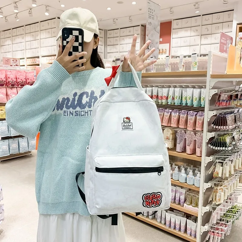 Sanrio's New Cute Girl Schoolbag KT Cat Campus Backpack Large-capacity Lightweight Computer Backpack Gift for Boys and Girls
Sanrio's New Cute Girl Schoolbag KT Cat Campus Backpack Large-capacity Lightweight Computer Backpack Gift for Boys and Girls