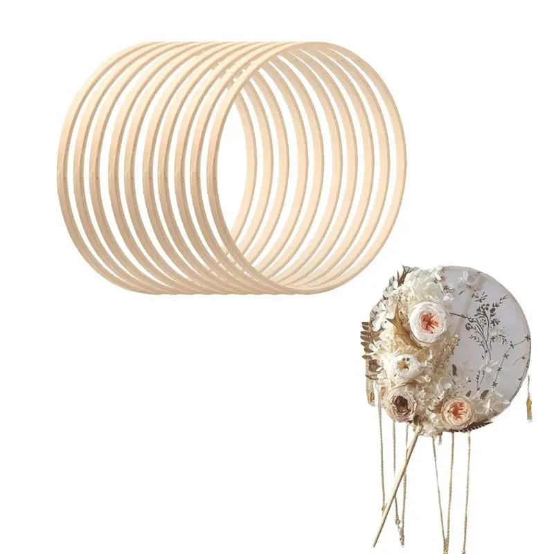 Wooden Bamboo Floral Circle Hoop Macrame Hoop Wood Rings For Wedding Party Dream Catcher Wedding Wreath Decor Wall Hanging Craft
Wooden Bamboo Floral Circle Hoop Macrame Hoop Wood Rings For Wedding Party Dream Catcher Wedding Wreath Decor Wall Hanging Craft