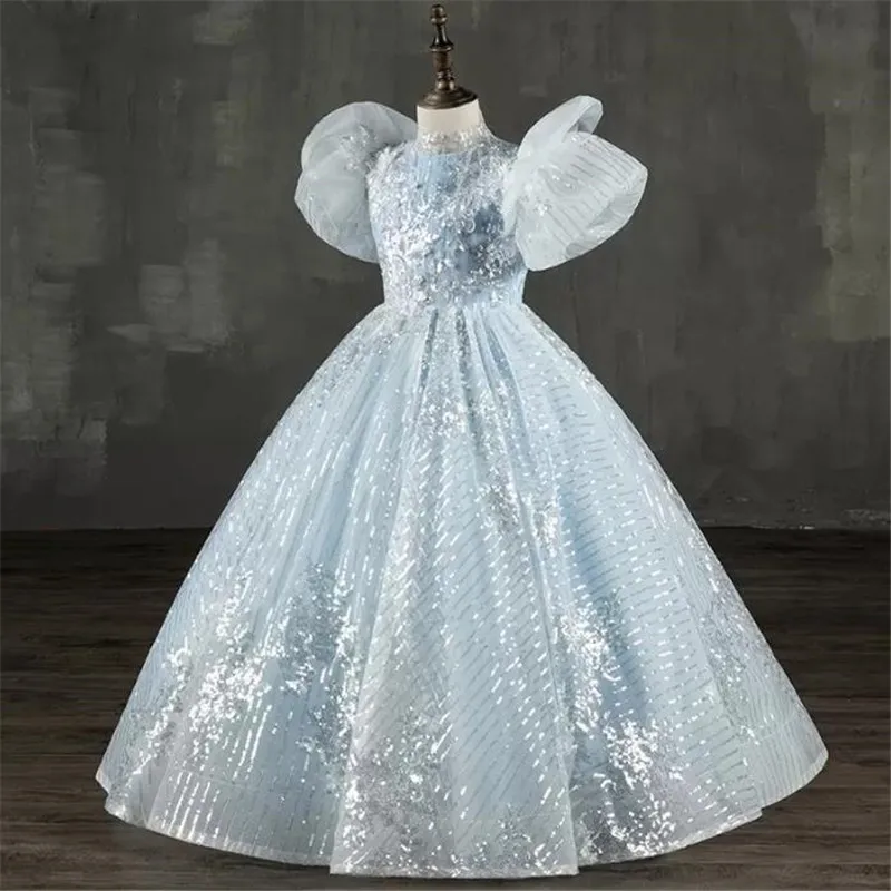 Ball Gown Princess Pageant Dresses Flower Girl Dresses for Wedding Sequins Applique Tulle Girls Birthday Party Gown
Ball Gown Princess Pageant Dresses Flower Girl Dresses for Wedding Sequins Applique Tulle Girls Birthday Party Gown