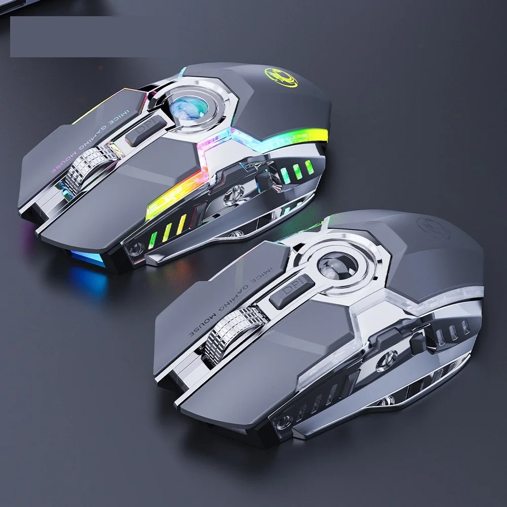 Button 2.4G Silent Charging RGB Streamer Horse Racing Wireless Gaming Mouse Bluetooth Mouse Wireless Mouse
Button 2.4G Silent Charging RGB Streamer Horse Racing Wireless Gaming Mouse Bluetooth Mouse Wireless Mouse