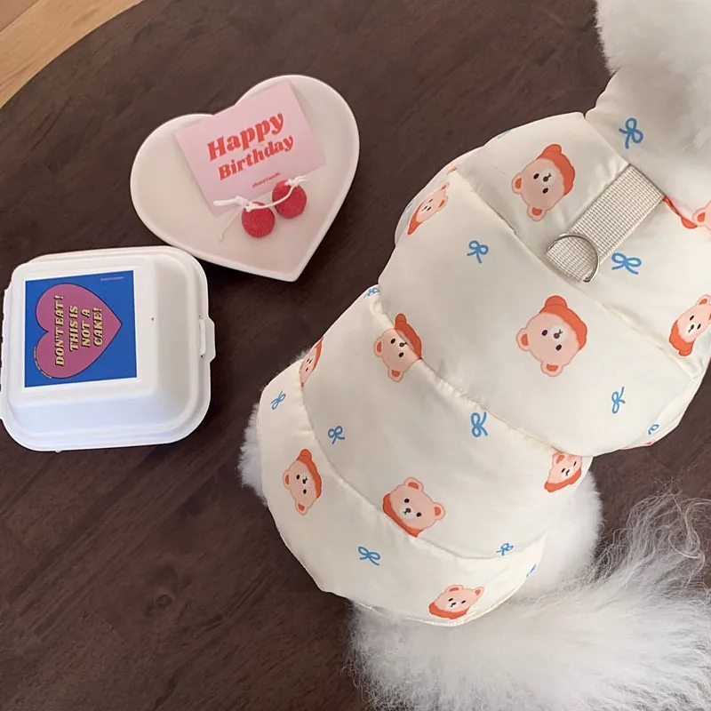 Puppy Jacket Autumn Winter Fashion Desinger Soft Clothes Pet Cute Cartoon Sweater Small Dog Harness Bulldog Chihuahua Yorkshire
Puppy Jacket Autumn Winter Fashion Desinger Soft Clothes Pet Cute Cartoon Sweater Small Dog Harness Bulldog Chihuahua Yorkshire
