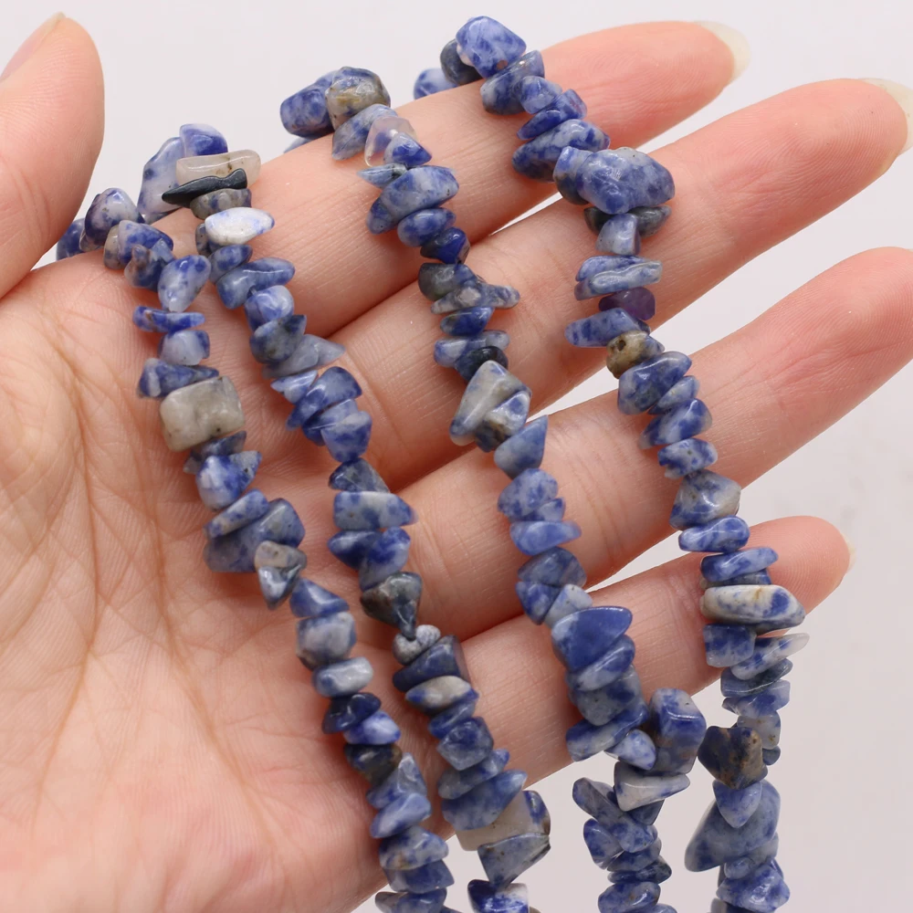 2022 Pure Natural Semi-precious Stones White Dots Blue Gravel Bead Make DIY Necklace Bracelet Size 5-8mm Length 40cm
2022 Pure Natural Semi-precious Stones White Dots Blue Gravel Bead Make DIY Necklace Bracelet Size 5-8mm Length 40cm