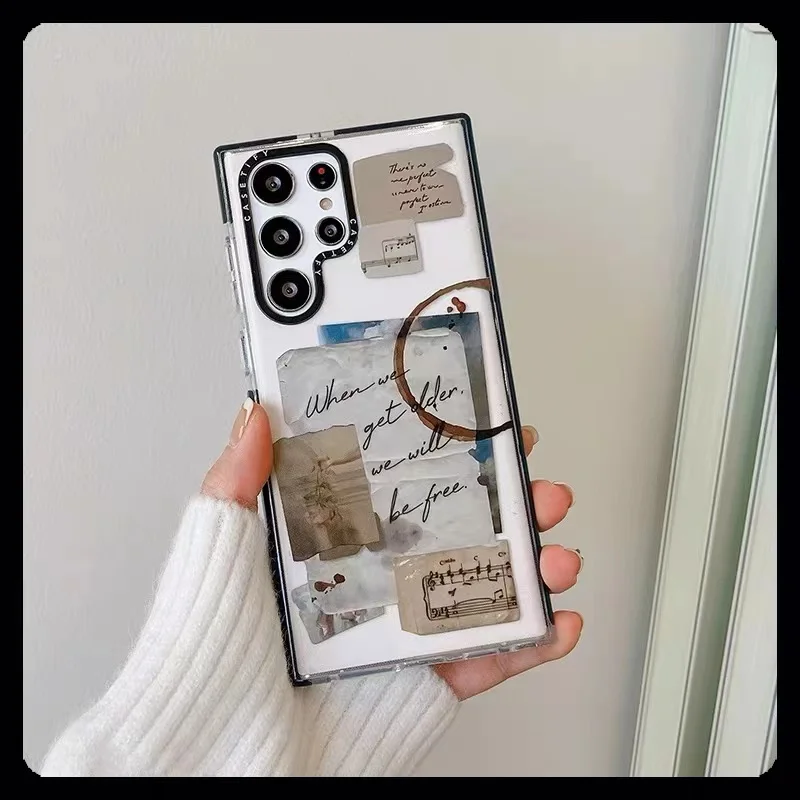 Artist Retro Memory Fragment Sticker Phone Case S23Ultra Suitable for Samsung S22+ Personalized Creative S20 Couple Anti-fall So
Artist Retro Memory Fragment Sticker Phone Case S23Ultra Suitable for Samsung S22+ Personalized Creative S20 Couple Anti-fall So
