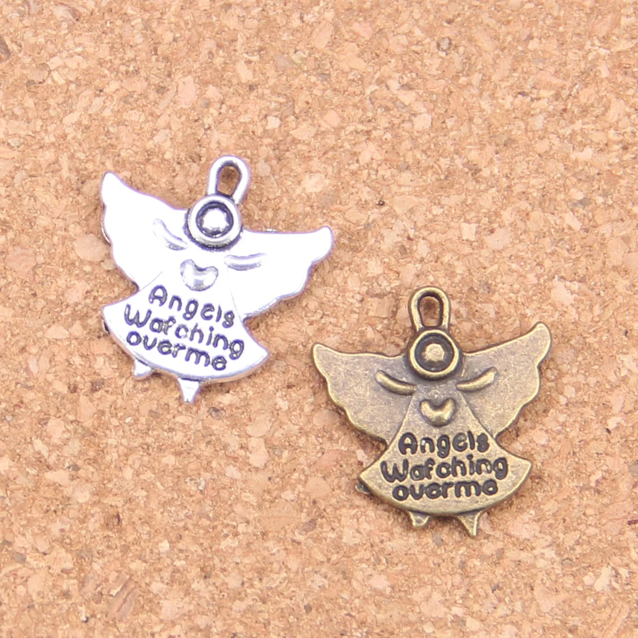 62pcs Charms guardian angel watching over me 20x19mm Antique Pendants,Vintage Tibetan Silver Jewelry,DIY for bracelet necklace
62pcs Charms guardian angel watching over me 20x19mm Antique Pendants,Vintage Tibetan Silver Jewelry,DIY for bracelet necklace
