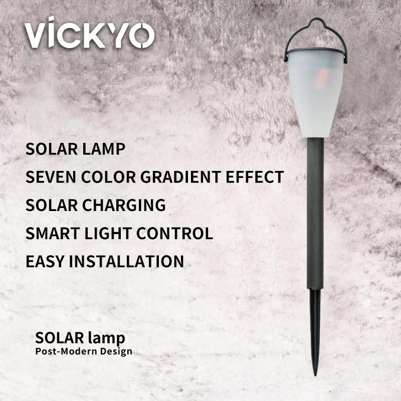 VICKYO Newest Solar LED Lights Colorful Color Change Outdoor Lawn Night Lamp For Garden Patio Balcony Solar Outdoor Lawn Lights
VICKYO Newest Solar LED Lights Colorful Color Change Outdoor Lawn Night Lamp For Garden Patio Balcony Solar Outdoor Lawn Lights