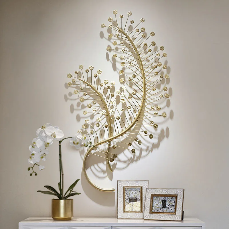 European-style Simple Metal Wall Decoration Branches Leaves Iron Art Wall Hanging Living Room Porch Staircase Background Pendant
European-style Simple Metal Wall Decoration Branches Leaves Iron Art Wall Hanging Living Room Porch Staircase Background Pendant