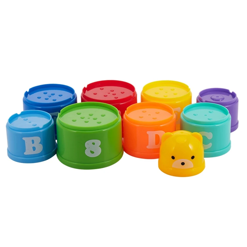 9PCS Educational Baby Toys 6Month+ Figures Letters Foldind Stack Cup Tower Children Early Intelligence
9PCS Educational Baby Toys 6Month+ Figures Letters Foldind Stack Cup Tower Children Early Intelligence