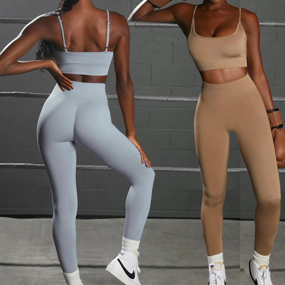 2022 workout leggings Solid High Waist Seamless Yoga Set 2PCS Sportwear Women Set Workout Clothes Women ropa deportiva mujer
2022 workout leggings Solid High Waist Seamless Yoga Set 2PCS Sportwear Women Set Workout Clothes Women ropa deportiva mujer