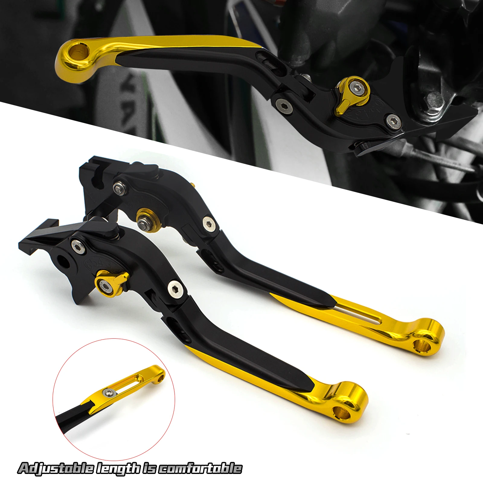 For Yamaha Raptor 700R YFM 700 08-2020 Motorcycle Brake Clutch Levers Adjustable Fold Extendable Brake Clutch Lever Accessories
For Yamaha Raptor 700R YFM 700 08-2020 Motorcycle Brake Clutch Levers Adjustable Fold Extendable Brake Clutch Lever Accessories