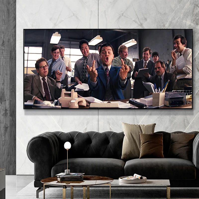 The Wolf of Wall Street Movie Poster Printed HD Large Size Canvas Painting Film Wall Art Picture for Living Room Home Decoration
The Wolf of Wall Street Movie Poster Printed HD Large Size Canvas Painting Film Wall Art Picture for Living Room Home Decoration