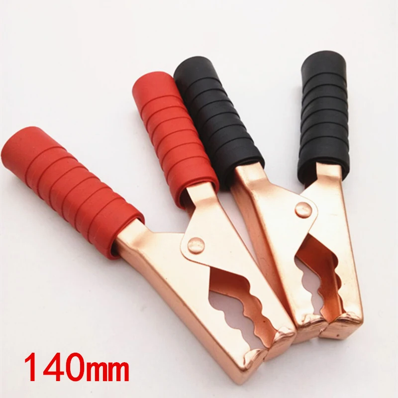 1 pcs 200A 140mm Large alligator clip Car Caravan Van Inverter Battery Test Lead Crocodile Clips
1 pcs 200A 140mm Large alligator clip Car Caravan Van Inverter Battery Test Lead Crocodile Clips