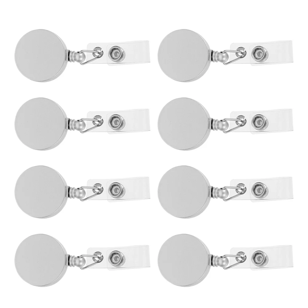 8Pcs Badge Reels Retractable Badge Reel with Clip Nurse Badge Holder Name Tag Badge Reel for Workplace Office School
8Pcs Badge Reels Retractable Badge Reel with Clip Nurse Badge Holder Name Tag Badge Reel for Workplace Office School