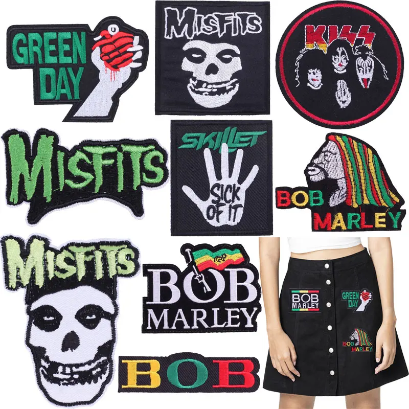 Music Band Embroidered Patches Clothing Thermoadhesive Patches Fusible Patch on Clothes Badges for Jacket Jeans Punk Rock Cheap
Music Band Embroidered Patches Clothing Thermoadhesive Patches Fusible Patch on Clothes Badges for Jacket Jeans Punk Rock Cheap