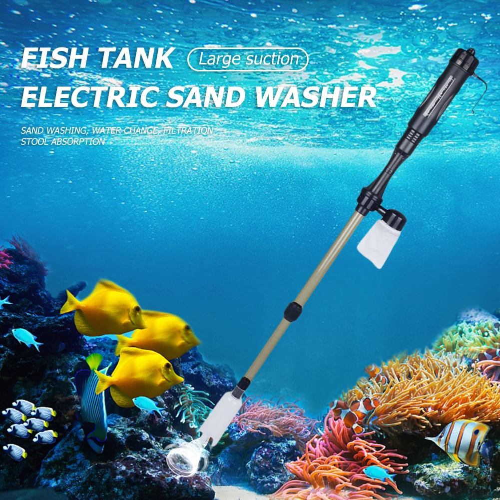 Electric Fish Tank Water Change Pump Aquarium Cleaning Tool Water Changer Gravel Cleaner Sand Washer 110-220V
Electric Fish Tank Water Change Pump Aquarium Cleaning Tool Water Changer Gravel Cleaner Sand Washer 110-220V