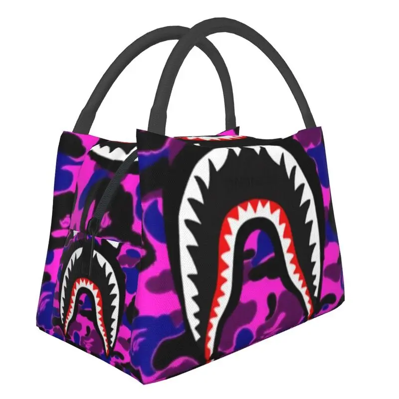 Bape Pink Shark Thermal Insulated Lunch Bag Women Camouflage Pattern Portable Lunch Container Outdoor Storage Meal Food Box
Bape Pink Shark Thermal Insulated Lunch Bag Women Camouflage Pattern Portable Lunch Container Outdoor Storage Meal Food Box