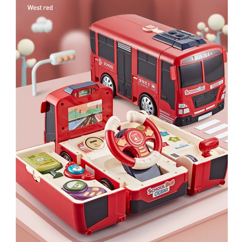 Multifunctional Bus Deformation Toy Child Education Car Interaction Simulation Driving Toy Baby Electric Light Music Toys Gift
Multifunctional Bus Deformation Toy Child Education Car Interaction Simulation Driving Toy Baby Electric Light Music Toys Gift