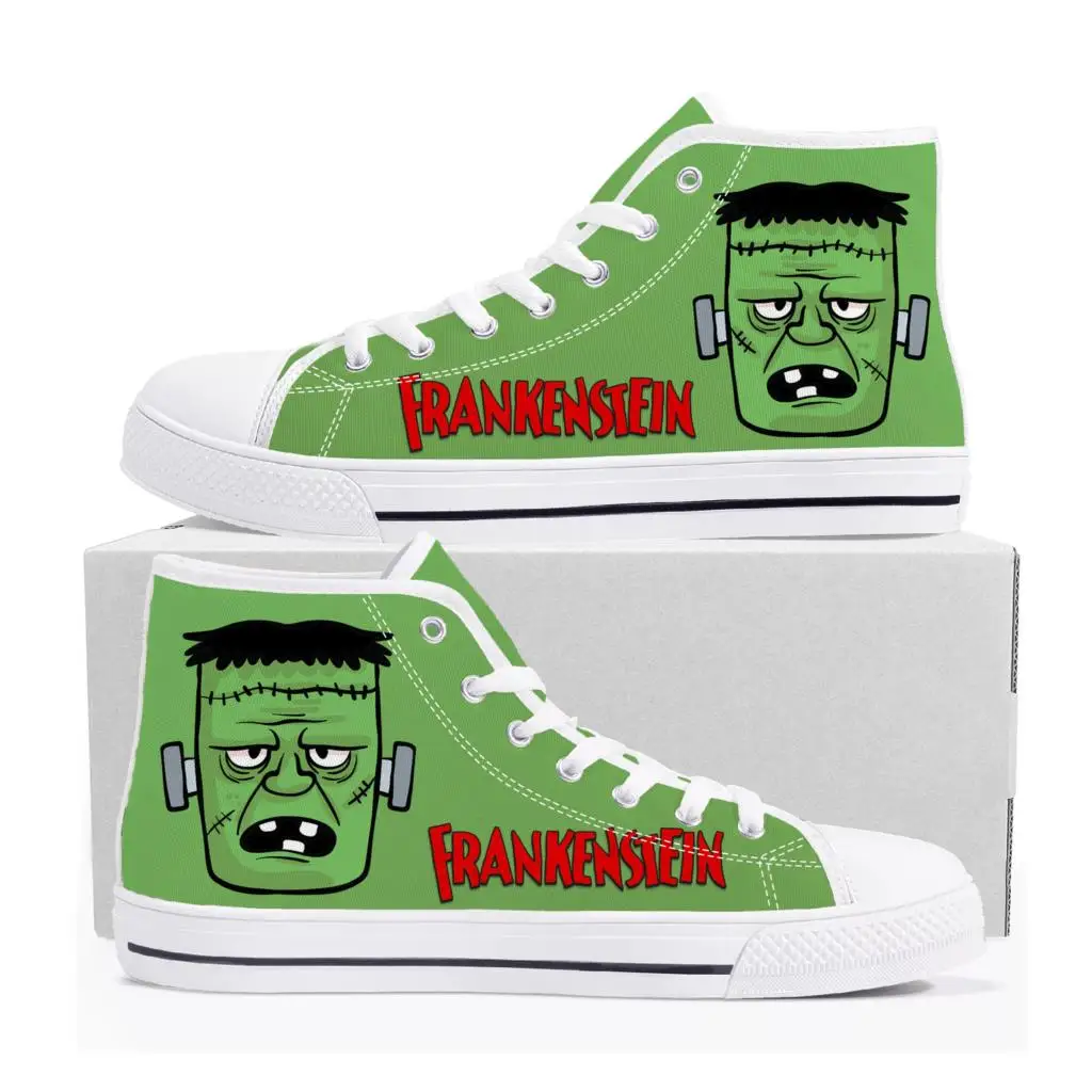 Высокие кроссовки Frankenstein, мужские, женские, подростковые, холщовые, высококачественные кроссовки, повседневная обувь на заказ, обувь «сделай сам» на заказ 
Высокие кроссовки Frankenstein, мужские, женские, подростковые, холщовые, высококачественные кроссовки, повседневная обувь на заказ, обувь «сделай сам» на заказ