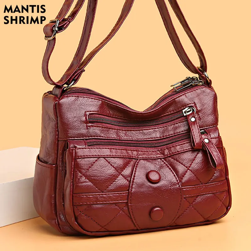 Women Bags Luxury PU Leather Messenger Bag Vintage Hand Bag Soft Casual Hobo Handbag Female Simple Tide Crossbody Shoulder Bags
Women Bags Luxury PU Leather Messenger Bag Vintage Hand Bag Soft Casual Hobo Handbag Female Simple Tide Crossbody Shoulder Bags