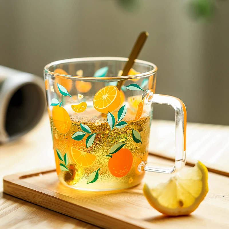 Glass Cup High Temperature Resistance Cute Pattern Home Milk Cup Breakfast Juice Water Drinkware Coffee Mug For Bedroom 머그컵
Glass Cup High Temperature Resistance Cute Pattern Home Milk Cup Breakfast Juice Water Drinkware Coffee Mug For Bedroom 머그컵