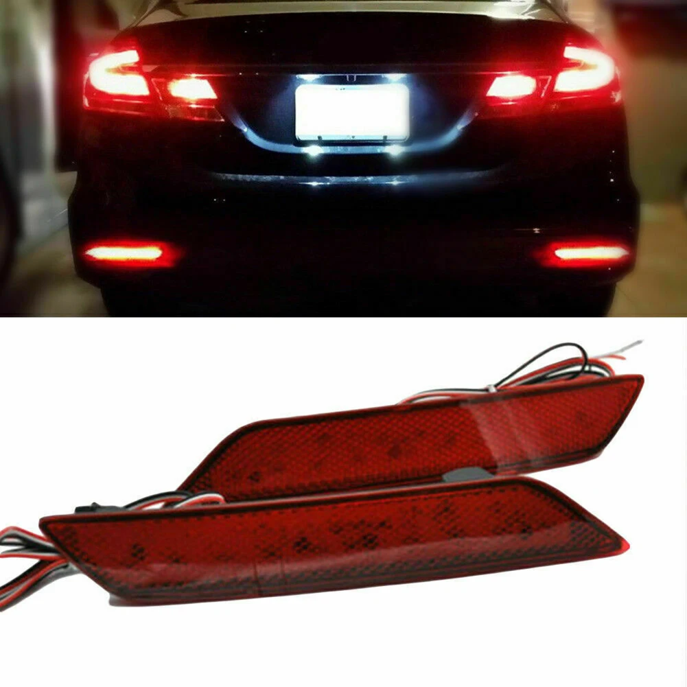 Brake Lights Led Lights Accessories 2pcs 4DR Only 2013 - 2015 For Civic For Sedan Rear Bumper Reflector Lights
Brake Lights Led Lights Accessories 2pcs 4DR Only 2013 - 2015 For Civic For Sedan Rear Bumper Reflector Lights