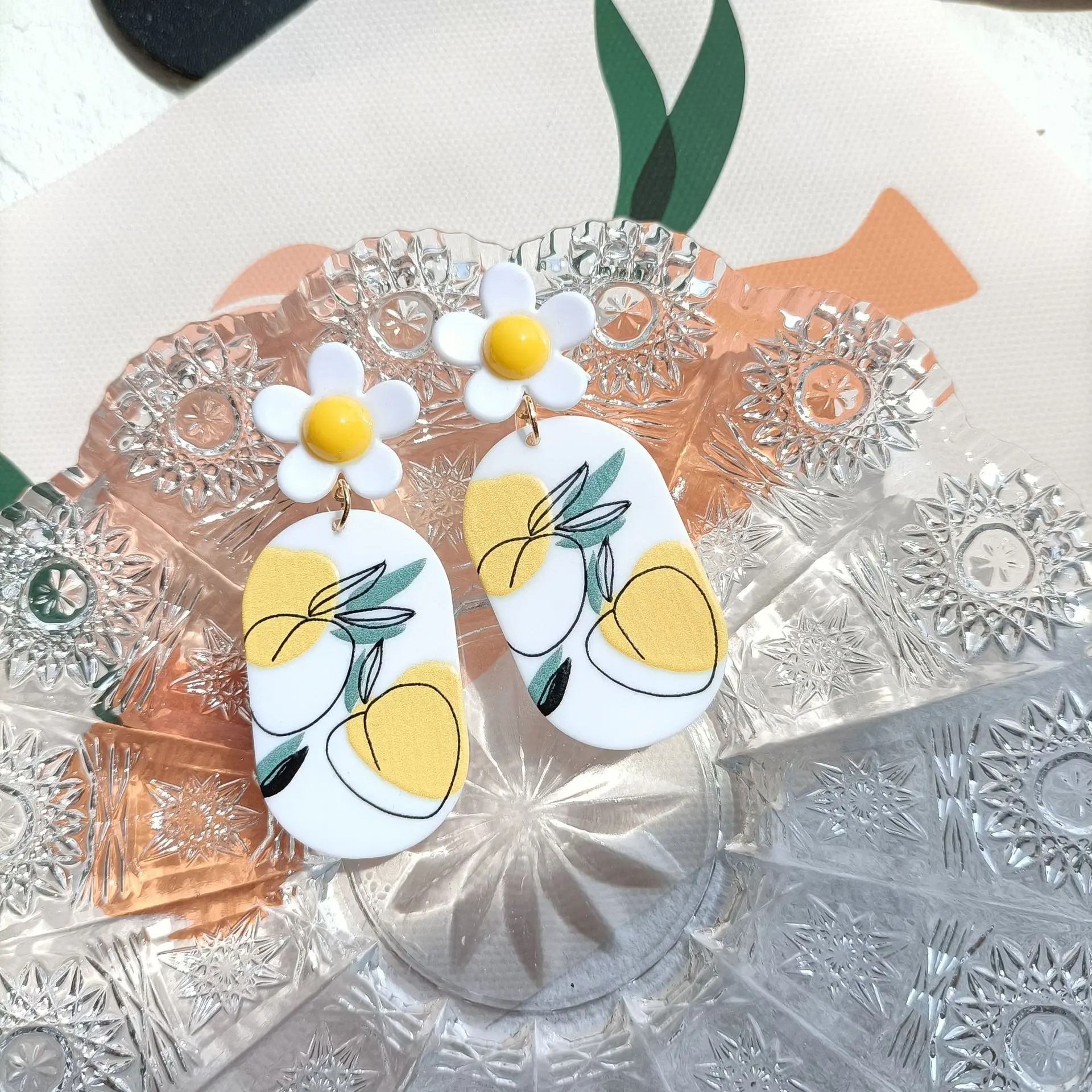 2022 Summer Earrings Women Fashion Arylic Print Flower Drop Earrings Geometric Sweet Floral Girls Earrings Designer Jewelry New
2022 Summer Earrings Women Fashion Arylic Print Flower Drop Earrings Geometric Sweet Floral Girls Earrings Designer Jewelry New
