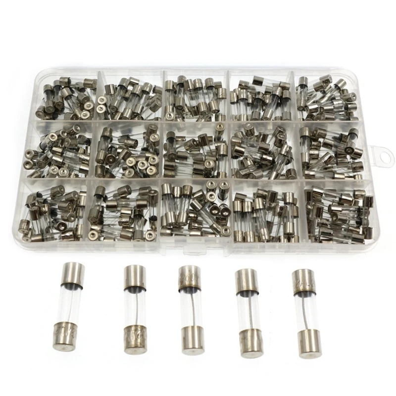 15 Value 300Pcs 0.1A-20A 250V Quick Fuse Assortment 5x20 0.1A-20A Household Fuse
15 Value 300Pcs 0.1A-20A 250V Quick Fuse Assortment 5x20 0.1A-20A Household Fuse