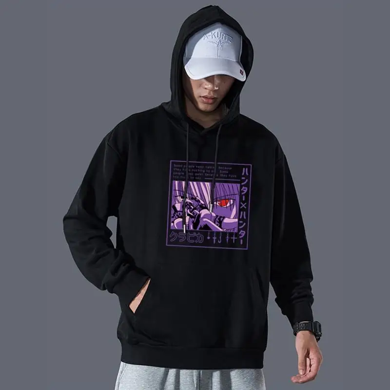 Anime Hoodies Hunter X Hunter Kurapika Eye Print Men Unisex Streetwear Punk Harajuku Hooded Sweatshirts For Women
Anime Hoodies Hunter X Hunter Kurapika Eye Print Men Unisex Streetwear Punk Harajuku Hooded Sweatshirts For Women