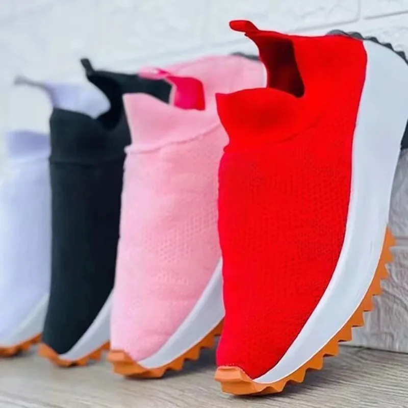 Woman Shoes 2022 Trendy Mesh Platform Sneakers Socks Shoes Tenis Breathable Socofy Casual Sports Shoes Women Flats Zapatos Mujer
Woman Shoes 2022 Trendy Mesh Platform Sneakers Socks Shoes Tenis Breathable Socofy Casual Sports Shoes Women Flats Zapatos Mujer
