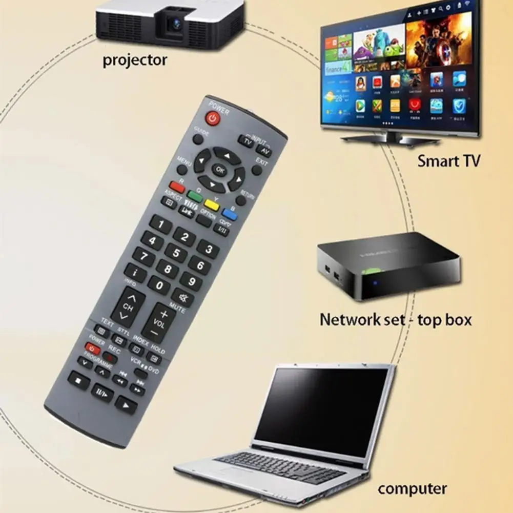 Replacement Television Remote Control Black High Quality Controller For Viera Tv Rm-d720 Eur7651120/71110 M0v3
Replacement Television Remote Control Black High Quality Controller For Viera Tv Rm-d720 Eur7651120/71110 M0v3