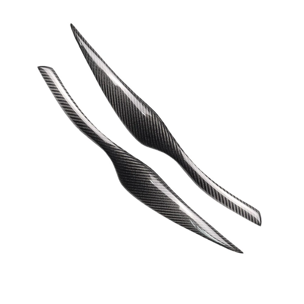 1 Pair Carbon Fiber Front Headlight Cover Headlights Eyebrow Trim Eyelid Sticker Accessories Compatible with 3 Series E90E91
1 Pair Carbon Fiber Front Headlight Cover Headlights Eyebrow Trim Eyelid Sticker Accessories Compatible with 3 Series E90E91