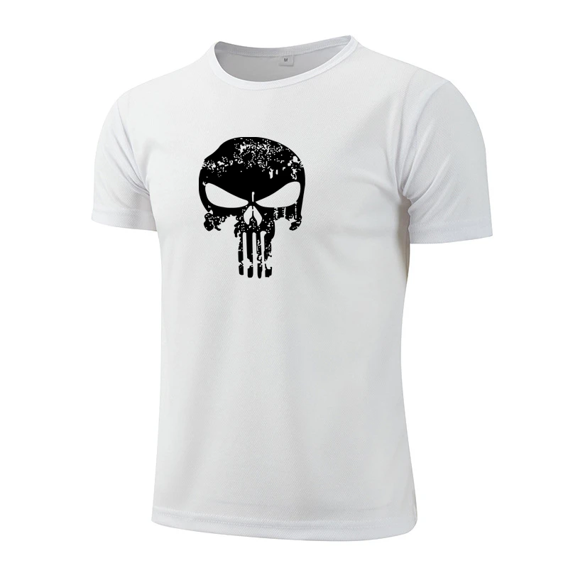 Fitness Men Polyester Short Sleeve Casual Sport Workout Training Running Tee Skull Print Quick Dry Breathable Shirts
Fitness Men Polyester Short Sleeve Casual Sport Workout Training Running Tee Skull Print Quick Dry Breathable Shirts