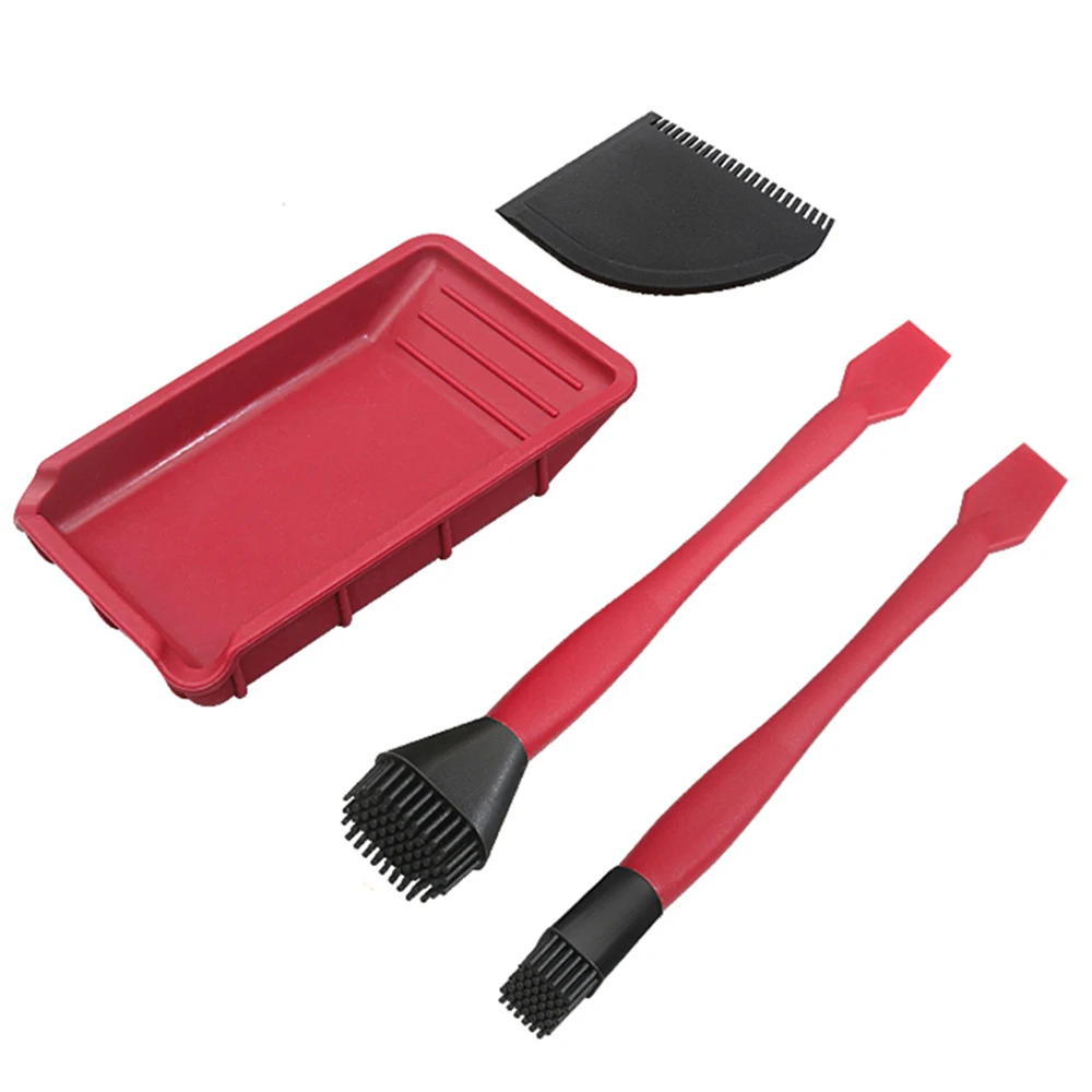 U50 Manual Gluer Woodworking Soft Silicone Glue Brush with Applicator Tool Scraper Spreader Kit
U50 Manual Gluer Woodworking Soft Silicone Glue Brush with Applicator Tool Scraper Spreader Kit