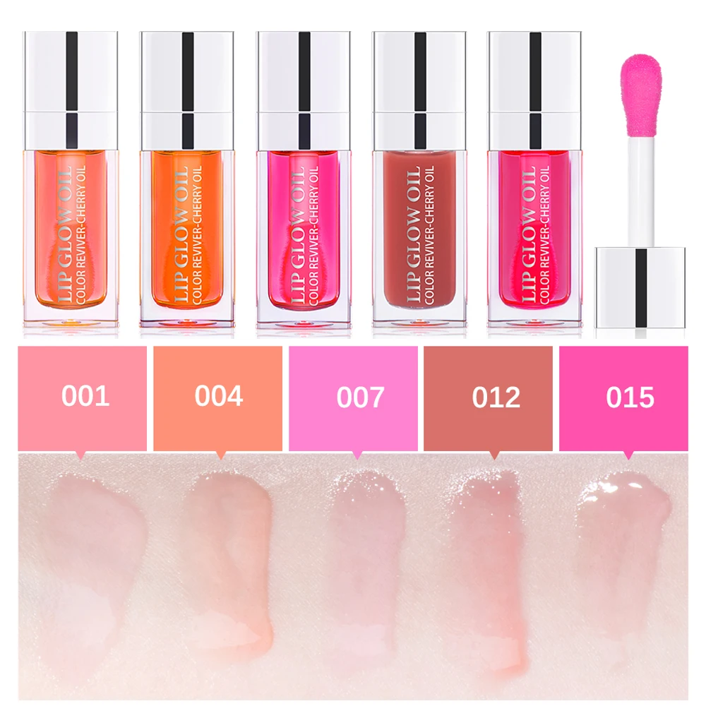 5Pcs/Set Crystal Jelly Moisturizing Lip Glow Oil Kit Cherry Oil Plumping Lip Gloss Makeup Sexy Plump Lip Tinted Lip Plumper 6ml
5Pcs/Set Crystal Jelly Moisturizing Lip Glow Oil Kit Cherry Oil Plumping Lip Gloss Makeup Sexy Plump Lip Tinted Lip Plumper 6ml