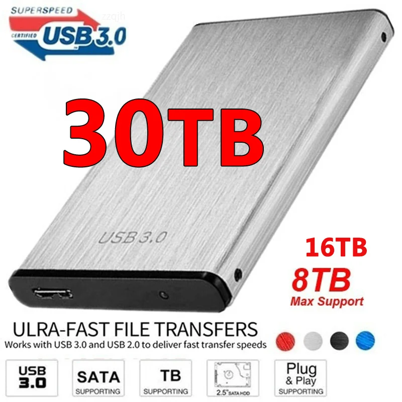 Large capacity SSD external hard disk, USB 3.1, 60 to, 2.5 inches, computer accessories, new
Large capacity SSD external hard disk, USB 3.1, 60 to, 2.5 inches, computer accessories, new
