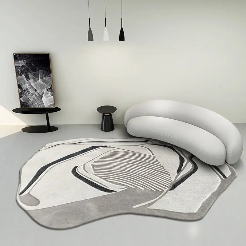 Modern Light Luxury Living Room Carpet Irregular Sofa Coffee Table 3d Printing Carpet Round Bedroom Bedside Blanket Decor Home
Modern Light Luxury Living Room Carpet Irregular Sofa Coffee Table 3d Printing Carpet Round Bedroom Bedside Blanket Decor Home
