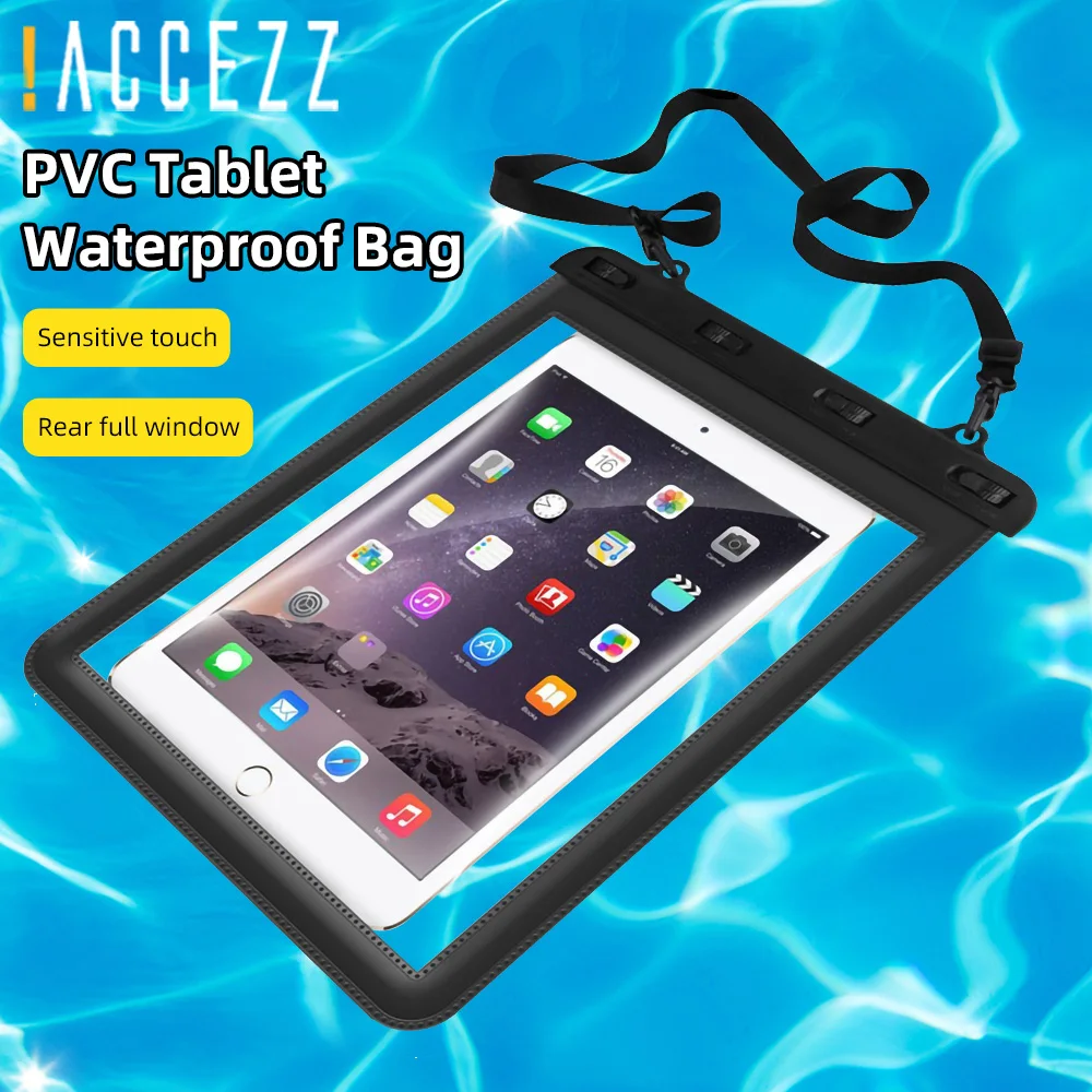 !ACCEZZ New Tablet Waterproof Bag Case Universal Mobile Phone for iPad 10.5inch Dry Pouch Skiing Diving Underwater Swimming Bags
!ACCEZZ New Tablet Waterproof Bag Case Universal Mobile Phone for iPad 10.5inch Dry Pouch Skiing Diving Underwater Swimming Bags