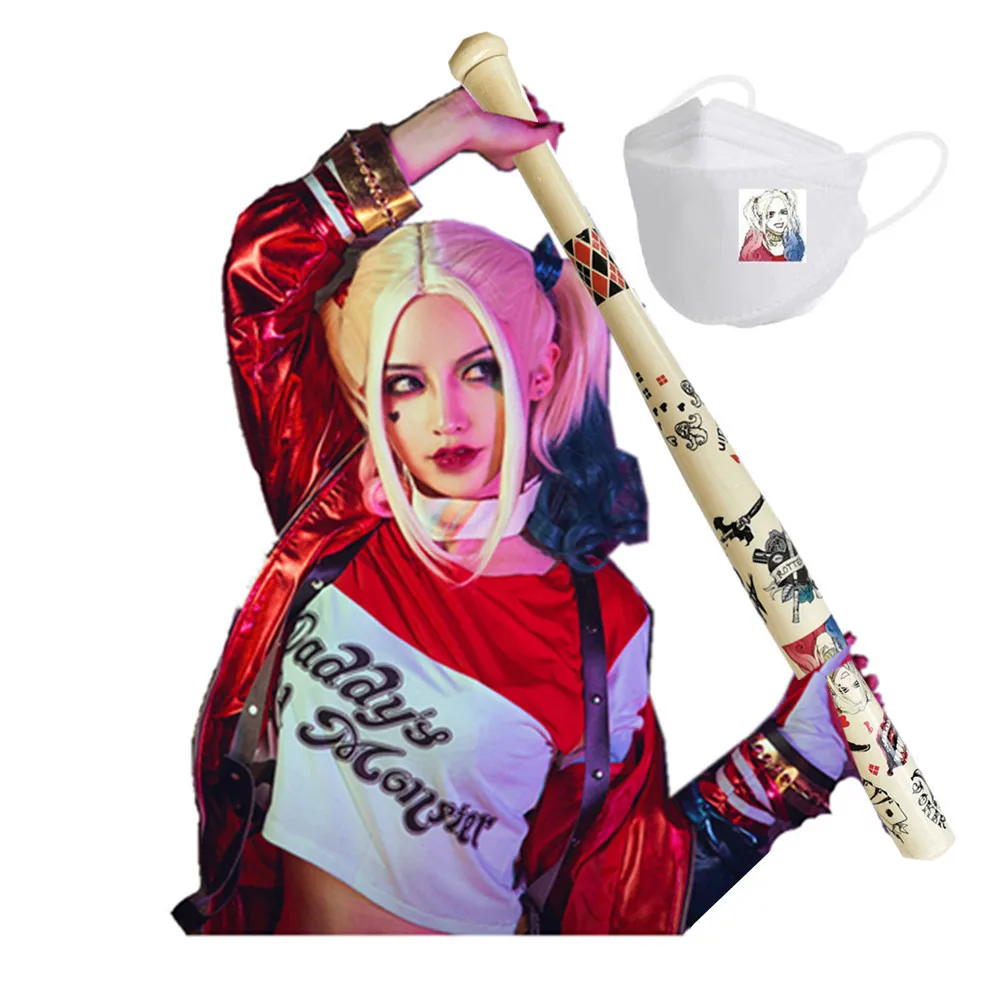 Карнавальные костюмы для взрослых женщин Harleen Quinzel, костюм для косплея, футболка с изображением монстра, жакет Джокера, костюмы с париком
Карнавальные костюмы для взрослых женщин Harleen Quinzel, костюм для косплея, футболка с изображением монстра, жакет Джокера, костюмы с париком
