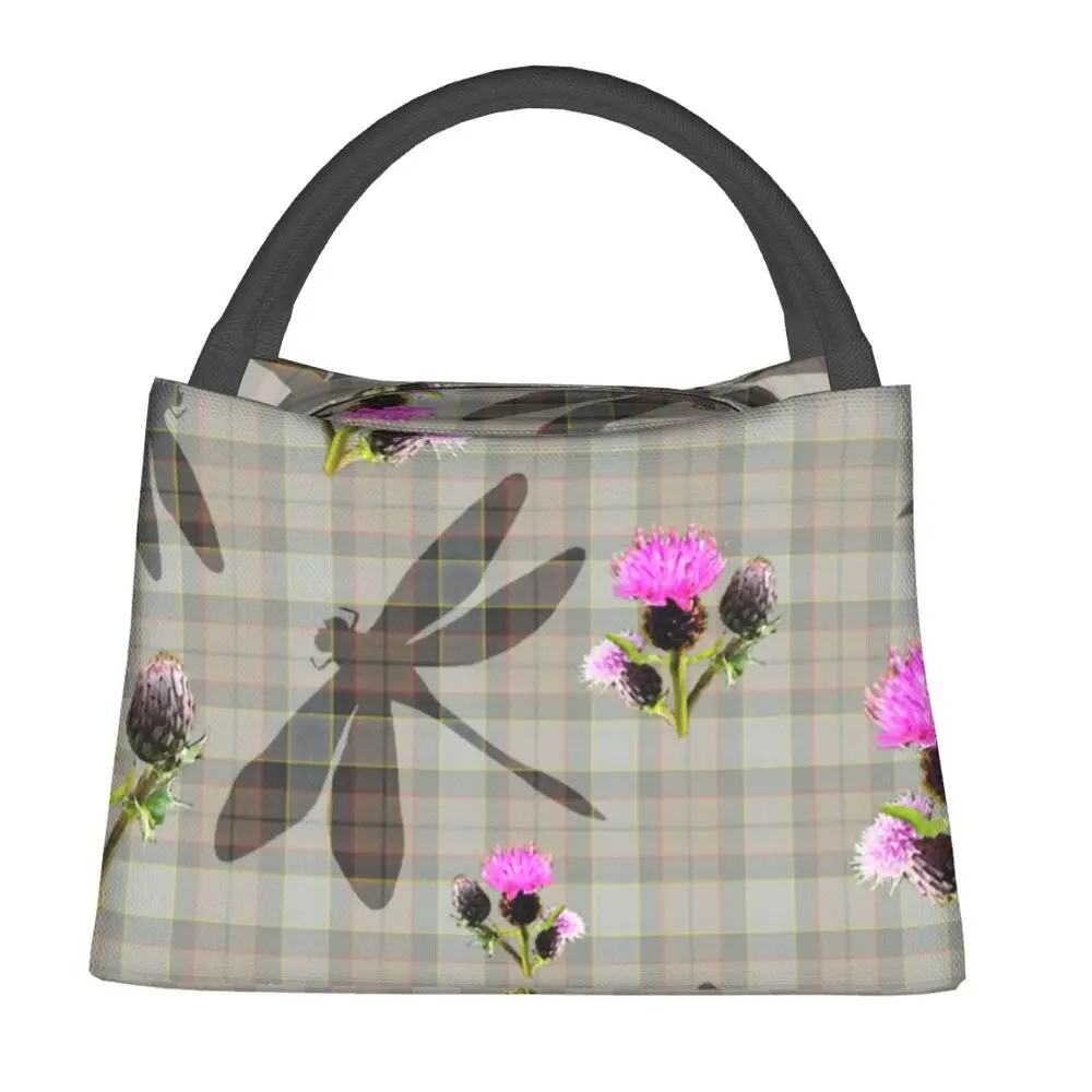 Scottish Dragonfly Tartan Thermal Insulated Lunch Bag Women Outlander Show Portable Lunch Tote Multifunction Meal Food Box
Scottish Dragonfly Tartan Thermal Insulated Lunch Bag Women Outlander Show Portable Lunch Tote Multifunction Meal Food Box