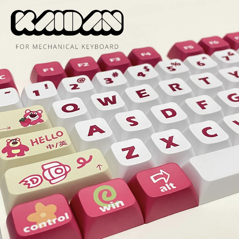 104 + 18 клавиш DIY пятисторонняя красящая подставка клубничный медведь XDA профиль PBT розовые колпачки клавиш для DIY макет механическая клавиатура настроить
104 + 18 клавиш DIY пятисторонняя красящая подставка клубничный медведь XDA профиль PBT розовые колпачки клавиш для DIY макет механическая клавиатура настроить