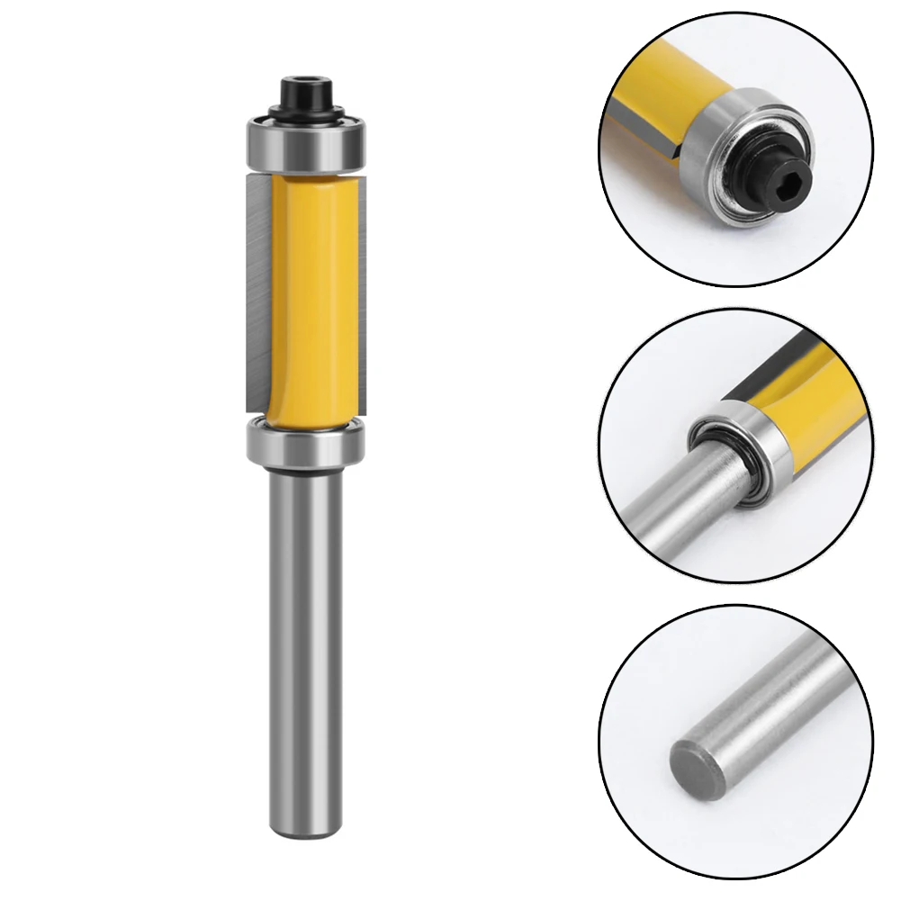 1pc 8mm 8-handle Top And Bottom Double Bearing YG6X Shank Pattern Flush Straight Trim Router Bit For Template Work Power Tools
1pc 8mm 8-handle Top And Bottom Double Bearing YG6X Shank Pattern Flush Straight Trim Router Bit For Template Work Power Tools