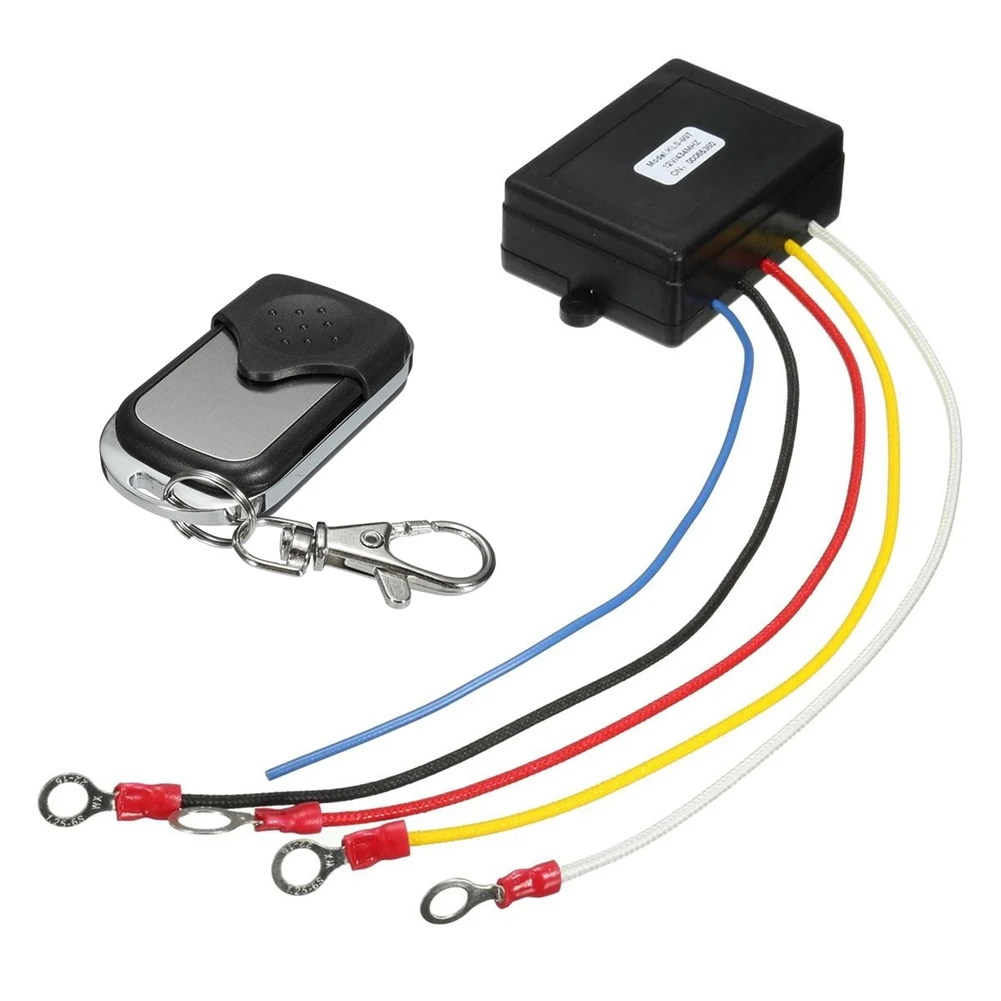 12V 15M 50Ft Winch Wireless Remote Controller Remote Control Switch Kit for Jeep Truck ATV SUV Vehicle Trailer
12V 15M 50Ft Winch Wireless Remote Controller Remote Control Switch Kit for Jeep Truck ATV SUV Vehicle Trailer