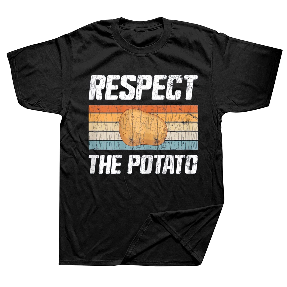 Respect Potato Funny Potatoes Vegetables Chips Eater T Shirts Graphic Cotton Short Sleeve Birthday Gifts Summer Style T-shirt
Respect Potato Funny Potatoes Vegetables Chips Eater T Shirts Graphic Cotton Short Sleeve Birthday Gifts Summer Style T-shirt